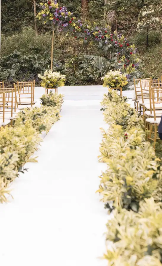 camino ceremonia boda